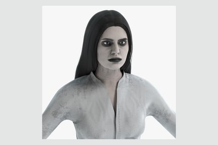 Preview: Spectral Woman in Tattered Dress