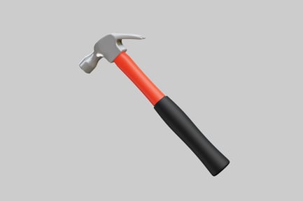 Preview: Red handled hammer tool