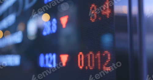 Preview: Stock market data at night