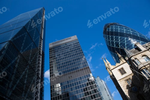 Preview: City of London, Gherkin, St Andrew Undershaft, London, England