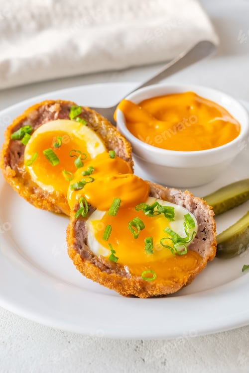 Preview: Portion of Scotch egg