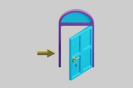 Preview: Open door opportunity arrow