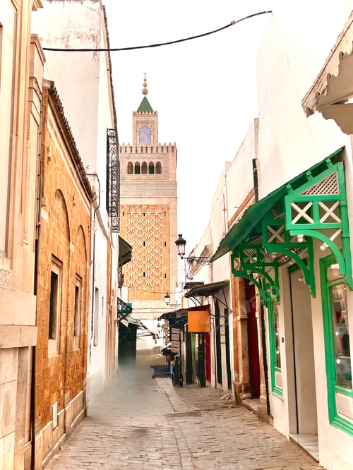 Preview: Narrow street in Tunisia