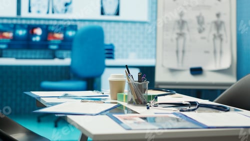 Preview: Empty medical facility with modern equipment designed for medicine