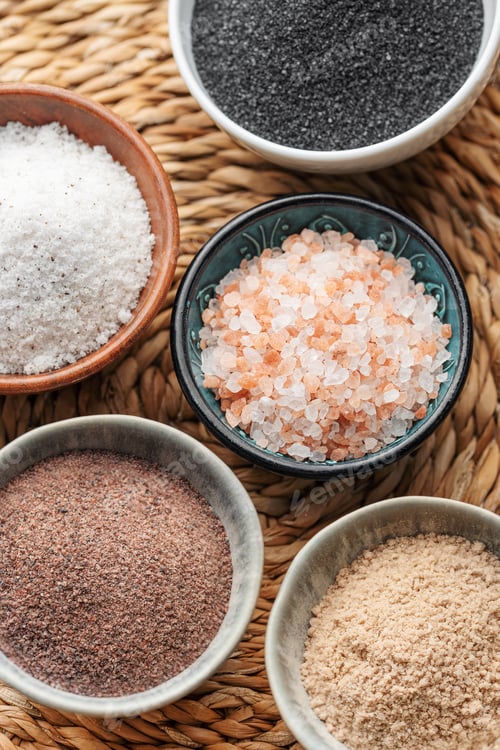 Preview: Bowls with assorted speciality salt