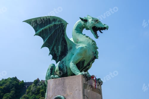 Preview: The stone dragon on the bridges of Ljubljana is a reminder that it is its symbol.