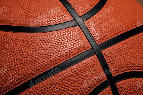 Preview: Close up photo of new basketball ball