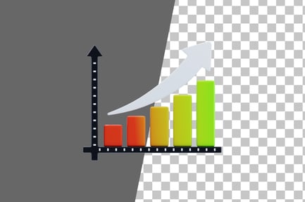 Preview: Growth Trends 3D Icon