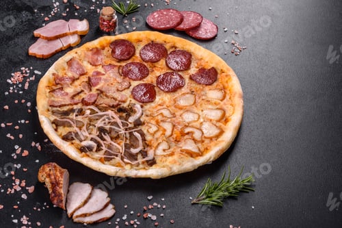 Preview: Fresh delicious pizza made in a hearth oven