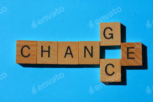 Preview: Chance, Change, words as banner headline