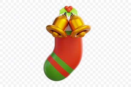 Preview: Golden Bell Stocking