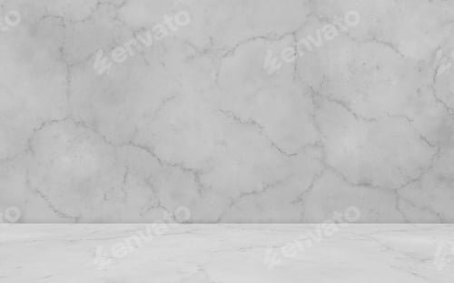 Preview: Empty gray concrete room studio for product presentation.