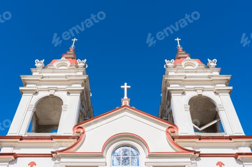 Preview: Close up of a church facade