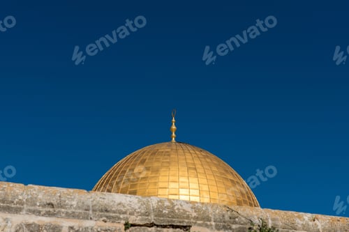 Preview: The Golden Cupola of Dome of the Rock, Temple Mount, al-Aqsa Mosque, Jerusalem, Israel