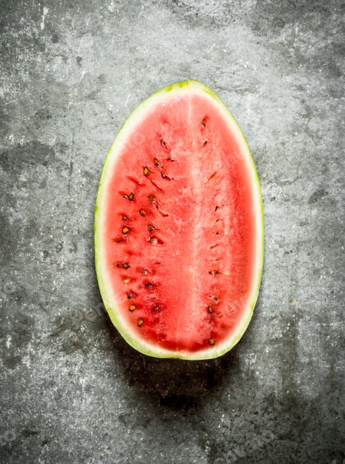 Preview: Big piece of ripe watermelon.
