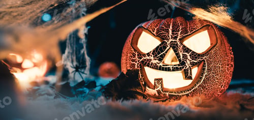 Preview: Scary pumpkins on halloween night