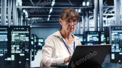 Preview: Server room with AI supercomputers