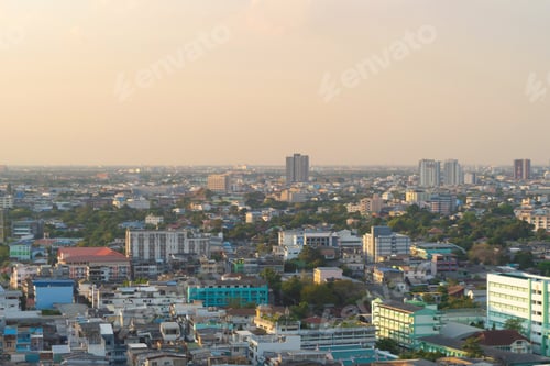 Preview: Bangkok downtown, Thailand in urban city in Asia.