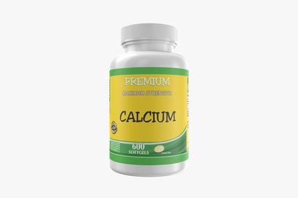 Preview: Calcium Softgels Bottle - Maximum Strength Supplement