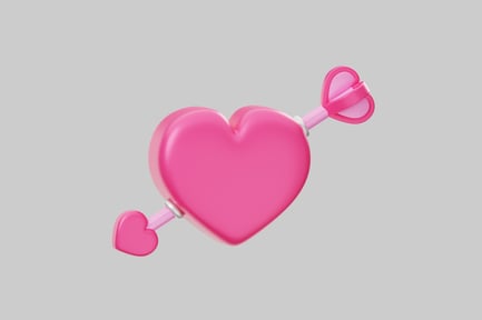 Preview: Heart pierced by love arrow