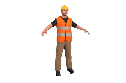 Preview: Construction Worker in Safety Vest