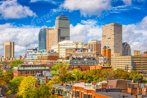 Preview: Boston, Massachusetts, USA Cityscape