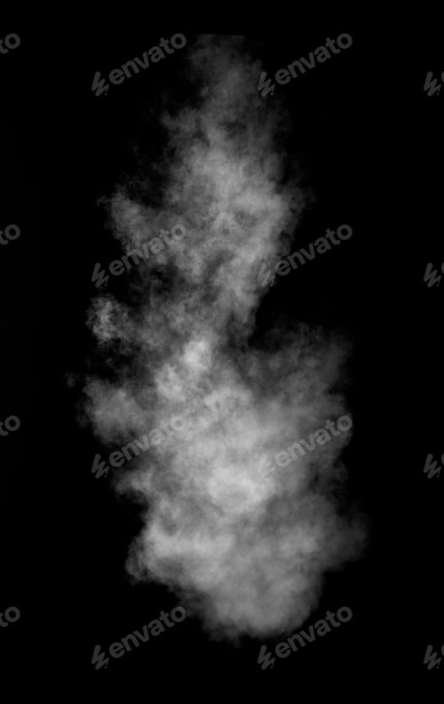 Preview: smoke steam fog air background shape black