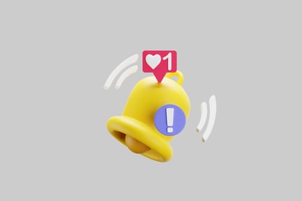 Preview: Notification bell with alert icons