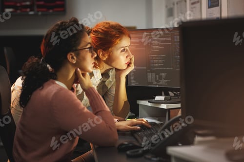 Preview: programmers work late at night