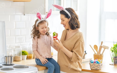 Preview: Family preparing for Easter