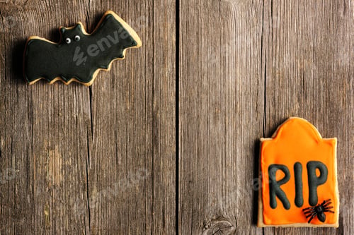 Preview: Halloween homemade gingerbread cookies