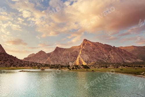 Preview: Fann mountains lake