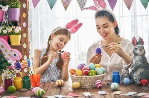 Preview: Family preparing for Easter
