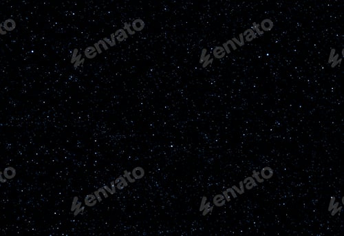 Preview: Stars in space. Dark blue galaxy space background. Glowing stars in the night.