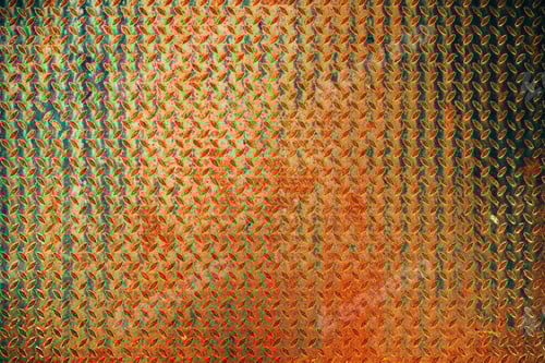 Preview: Rusty Metal Diamond Plate Background Texture