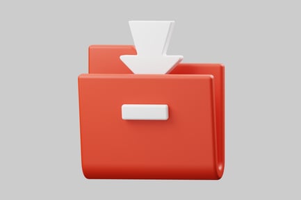 Preview: Folder download arrow computer file