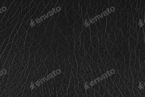 Preview: black pattern, design, leather fabric for sewing, dermantine, artificial leather texture background
