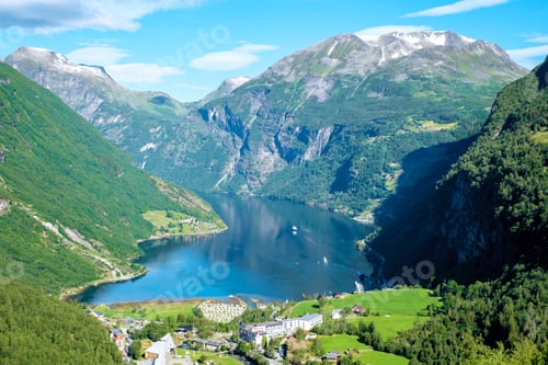 Preview: Norwegian Fjord Serenity, Geiranger Fjord Norway