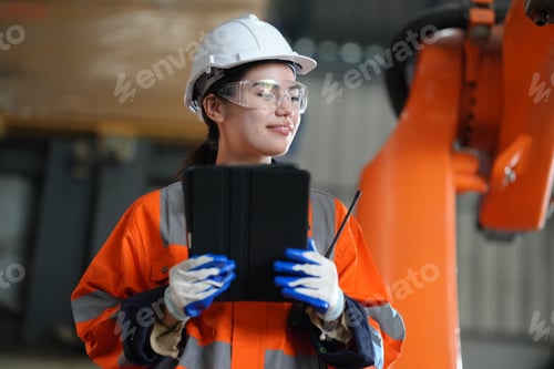 Preview: Business industry innovation technology, people with tech Innovation technological progress concept.