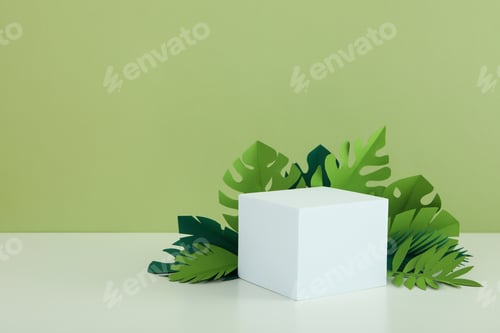 Preview: Composition with podium for your design and advertising