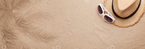 Visualização: Conceito de plano de fundo de férias de