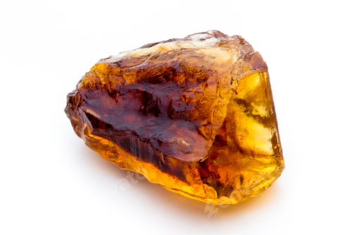 Preview: Brown caramelized sugar on white background.
