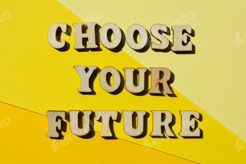 Preview: Choose Your Future, phrase as banner headline