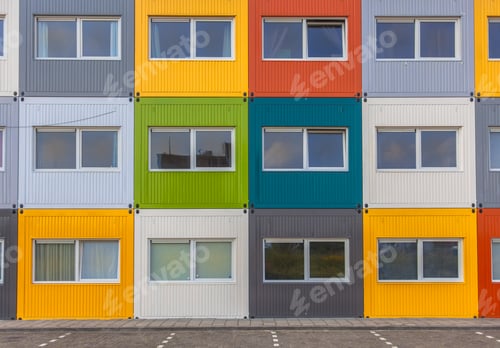 Preview: Colorful Apartment Building