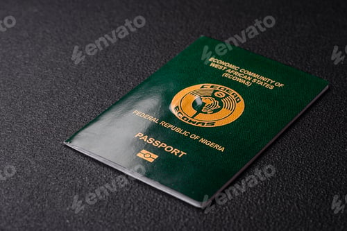 Preview: International passport of a citizen Nigeria