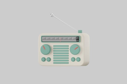 Preview: Retro styled transistor radio