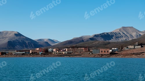 Preview: Exploring the remnants of Pyramiden, Svalbard by the tranquil waters on a clear day
