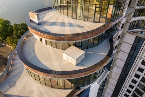 Preview: Detail of granit elements of new building under construction.
