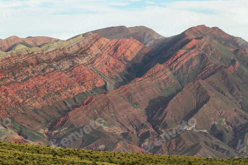 Preview: Multicolored mountain known as Serrania del Hornoca