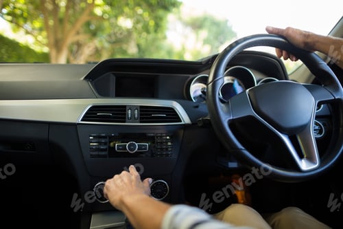 Preview: Woman driving car
